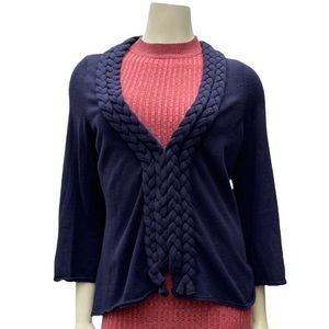 Anthropologie Moth Maidens Braid Knit Cardigan
